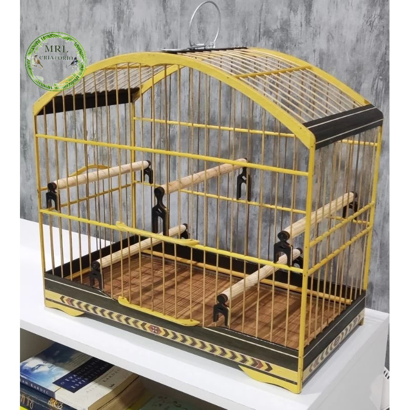 GAIOLA LUXO TRINCA FERRO MARACATIARA 5 POLEIROS