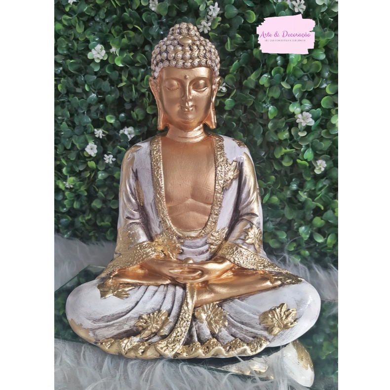 Imagem Buda Sidarta Hindu Tibetano Meditação 22CM estatuas para decoração