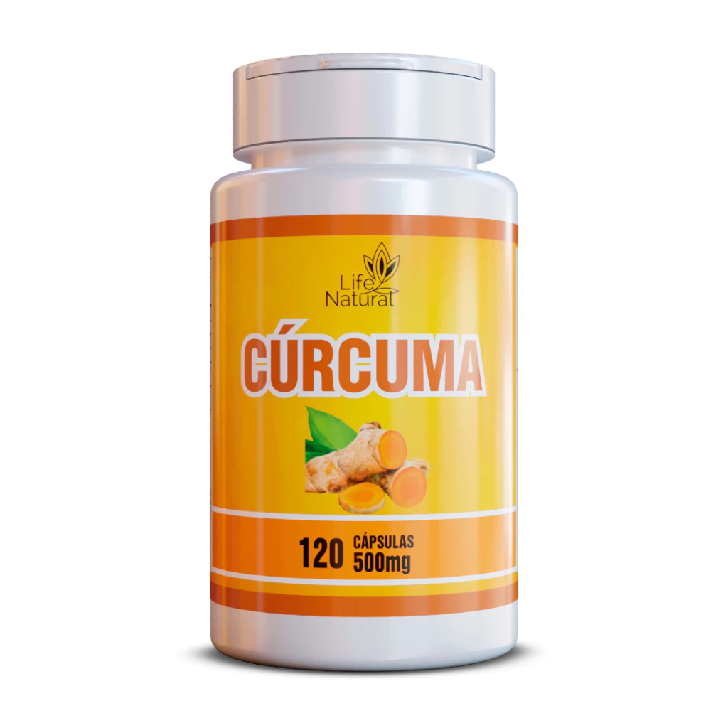 Cúrcuma 100% pura  500mg 120 Cápsulas