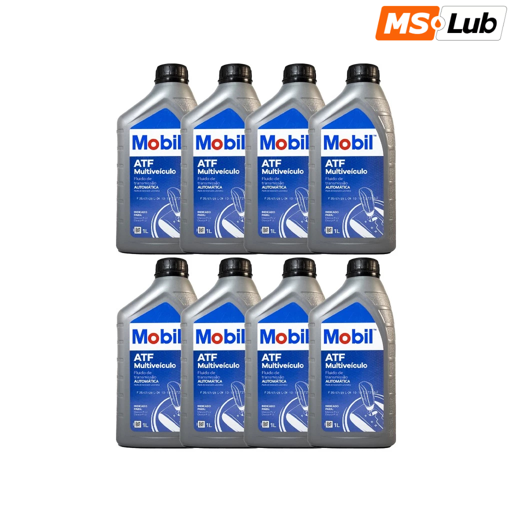 Kit 8 Mobil Dexron 6 Multi ATF Sintético