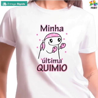 Camiseta adulto Minha Última QUIMIO Flork [est.10] - Quimioterapia ZLprint em Oferta na Shopee