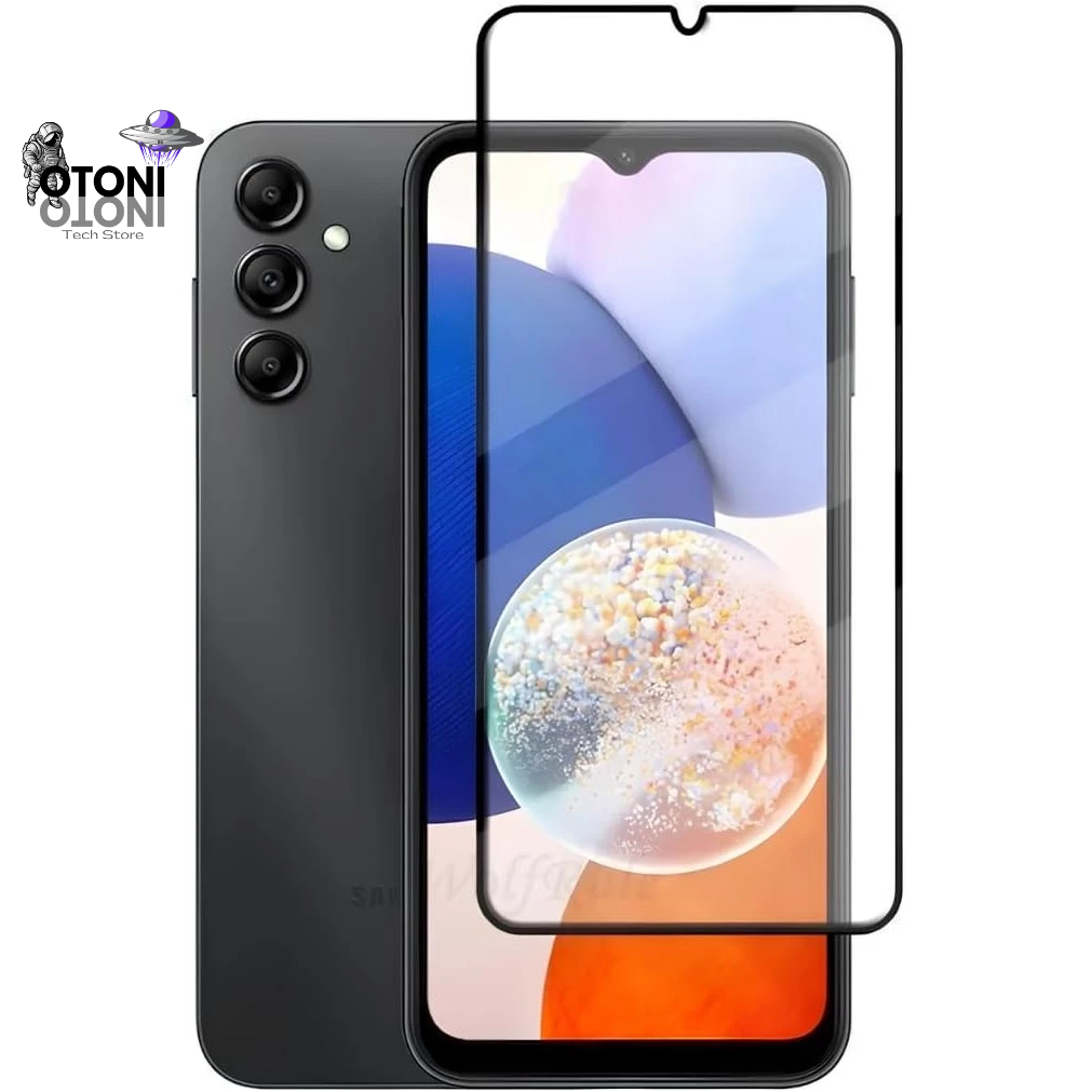 Película de Vidro Temperado 3D Para Samsung Galaxy A14 5G Tela De 6,6 Polegadas - Tech Otoni