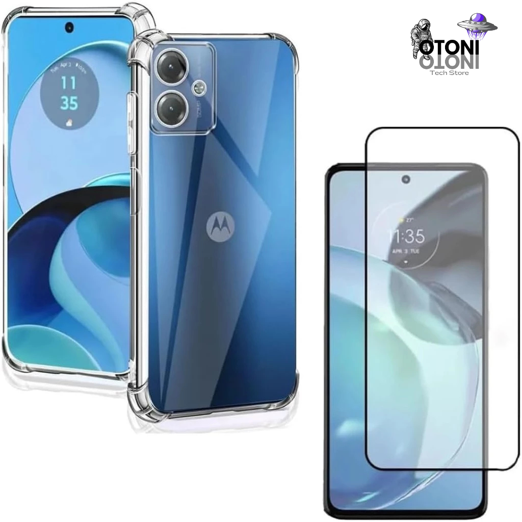 Capa Capinha Case Anti Impacto TPU + Película Cerâmica Para Motorola Moto G54 - Tech Otoni
