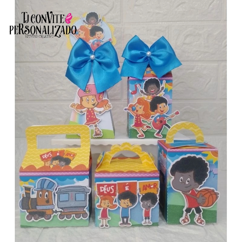 Kit Personalizados Três palavrinhas/ Mimos de Aniversário Lembrancinhas Caixinhas Personalizadas Kit Festa