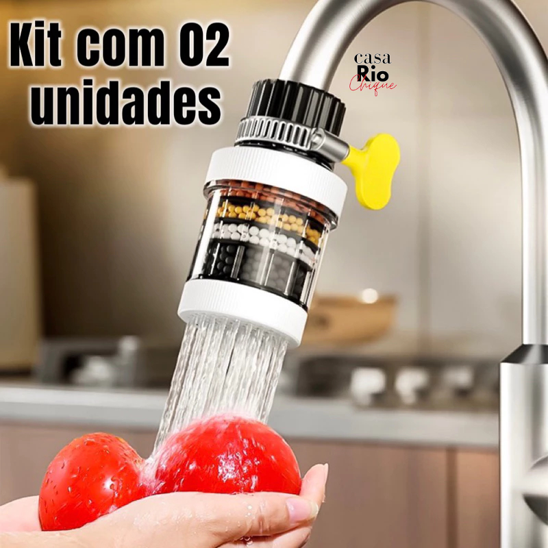 Filtro Com Purificador De Água Em Bico De Arejador Torneira Pia Para Casa Em Cozinha Banheiro Colorido em Oferta na Shopee