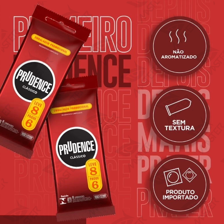 Kit Camisinha Leve Mais Pague Menos Preservativo Clássico Tradicional Pacote Com 8 Unds Por Embalagem
