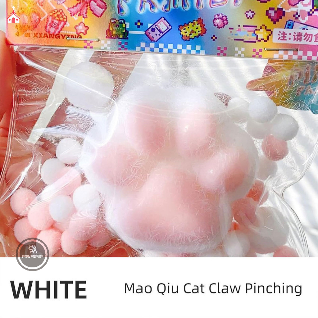 Brinquedos Squishy  De Aperto De Pata De Gato Pintinho Kawaii Soft Squeeze Com Bola  para Alívio De Estresse Presentes