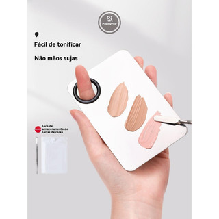 Paleta de Mistura para Maquiagem, Base Líquida, Corretivo, Bandeja de Mistura Profissiona…