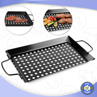 Assadeira Churrasqueira Grelha Retangular Grill Metal Antiaderente Churrasco Envio Imediato em Oferta na Shopee