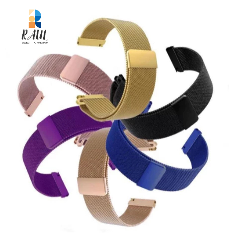Pulseira Milanese 20MM 22MM Para relogio Smart Watch P68/ P70/ P80/ T80/ Amazfit Bip Quallidade Bem Entrega Pronto