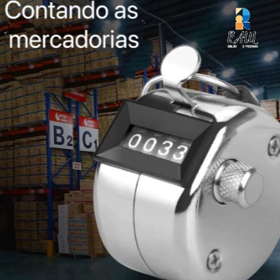 Contador Manual De Pessoas 4 Digitos Controle Entrada
