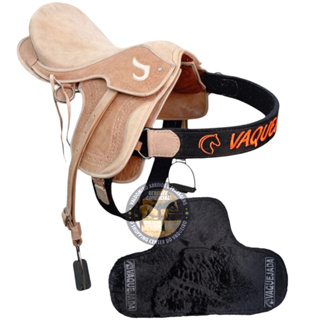 Sela de campo e Passeio Selote Peitoral Selim Cia Vaquejada Completa 15" em Oferta na Shopee