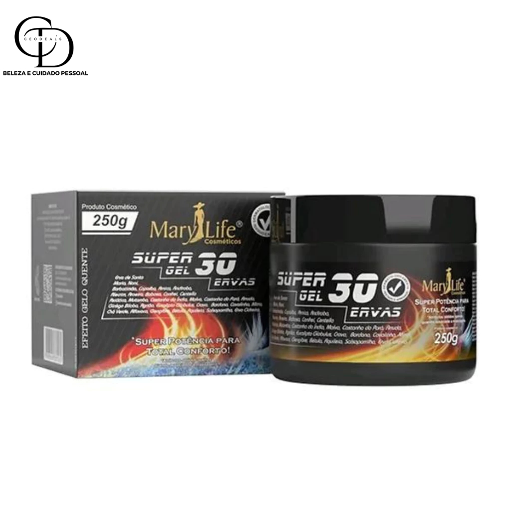 Pomada Pote 30 Ervas 250g Original Efeito Quente e Frio em Oferta na Shopee