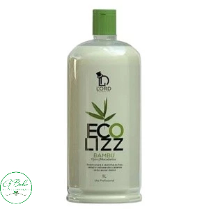 Escova Progressiva Organica Ecolizz Bambu Sem Formol Original 1 Litro Lord Cosmeticos