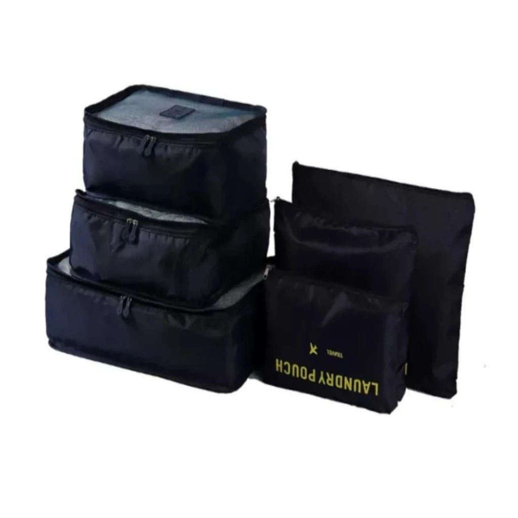 conjunto organizador mala 6PCS varias cores pratico Nécessaire armazenamento em Oferta na Shopee