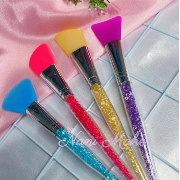 Espatula Silicone Pincel Acessório Aplicar Skin Care Máscara Facial