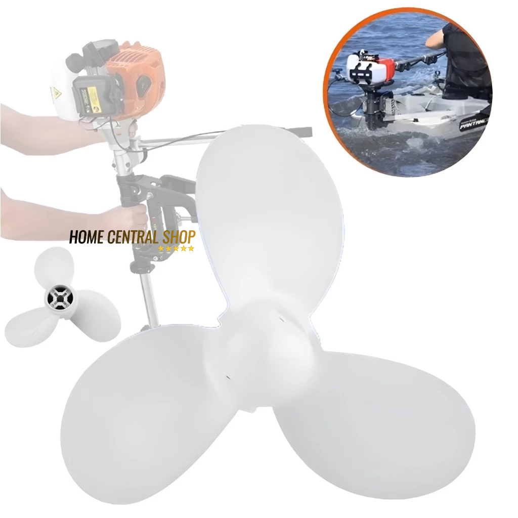 Hélice Alumínio Para Motores Rabeta Com 3 Pás 7hp Em Alumínio Barco em Oferta na Shopee