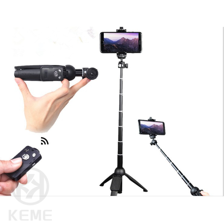 Bastão Pau De Selfie E Tripe Bluetooth Para Celular E Câmera em Oferta na Shopee