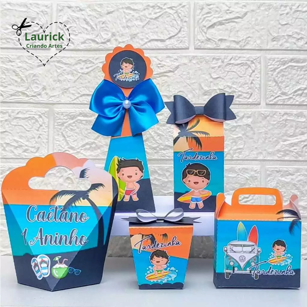 Kit Festa Tardezinha Personalizado | Lembrancinhas Pegue e Monte | Papelaria Personalizada | Festa infantil