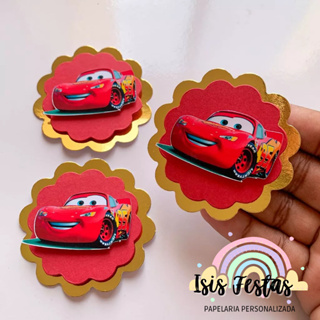 Tag 3D Escalope Relampago Mcquenn 6cm  - CLÁSSICA em Oferta na Shopee