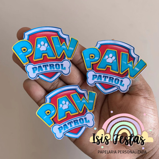 Aplique Impresso Patrulha Canina Aquarela em Oferta na Shopee