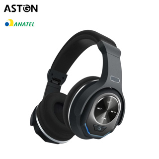 Astgn X Basike Fone de ouvido Bluetooth sem fio montado na cabeça com microfone integrado em Oferta na Shopee