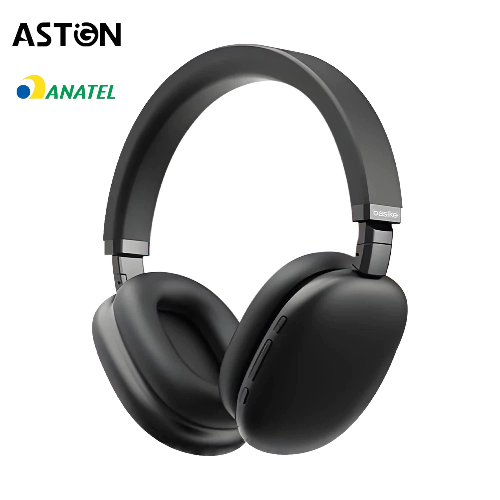 Astgn X Basike fone de ouvido sem fio Bluetooth com microfone estéreo HIFI montado na cabeça - Audio