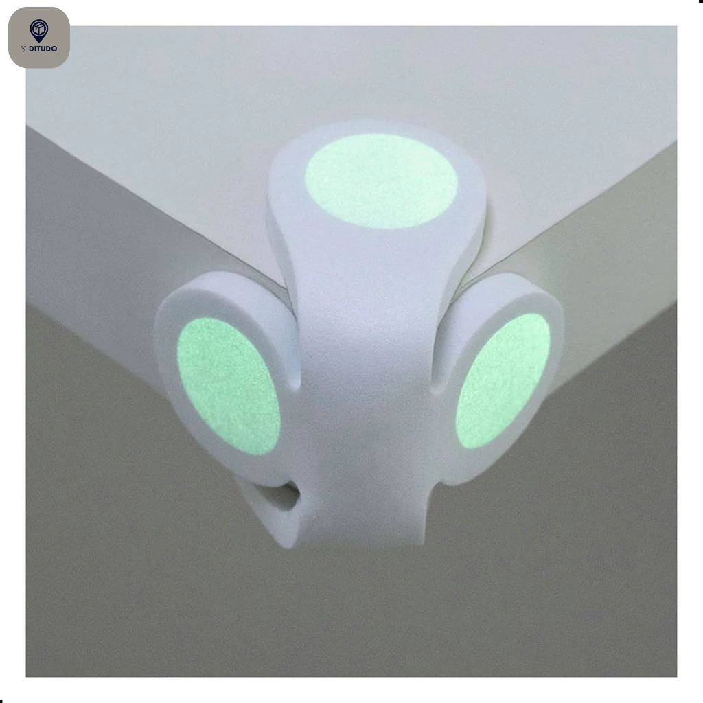 Protetor de Quina Infantil Brilha No Escuro 2 Unidades Pimpolho