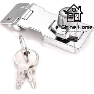 Fechadura para Gavetas e Armários 6,5 cm. 2 chaves 6 parafusos 8155T Idea em Oferta na Shopee