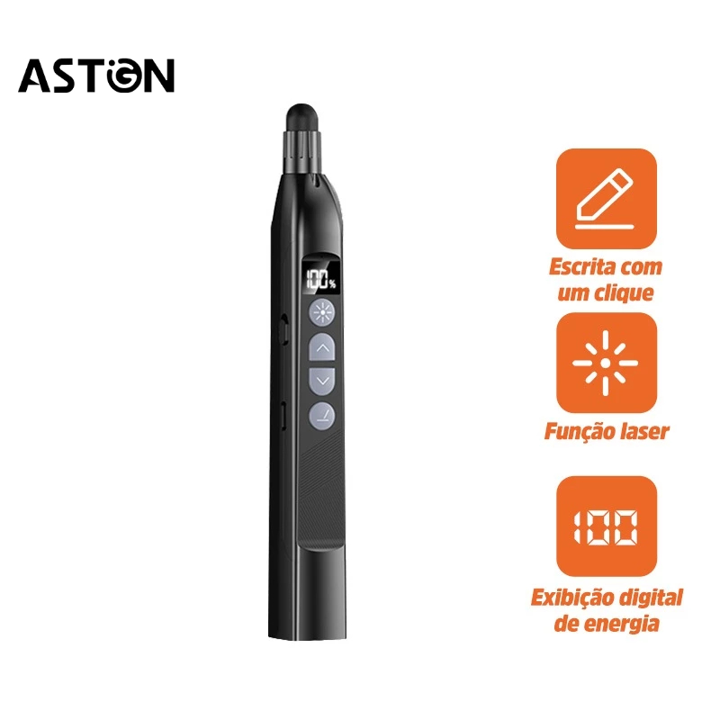Astgn X Basike Caneta multifuncional para virar páginas a laser quatro em um, ponteiro retrátil de quatro seções recém-a - Home Appliances