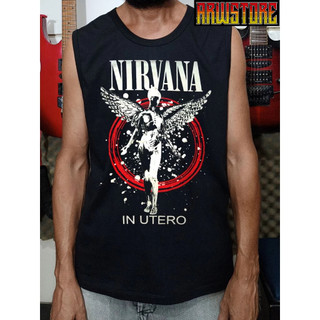 Camiseta Regata de Rock Nirvana - In Utero - Seattle em Oferta na Shopee
