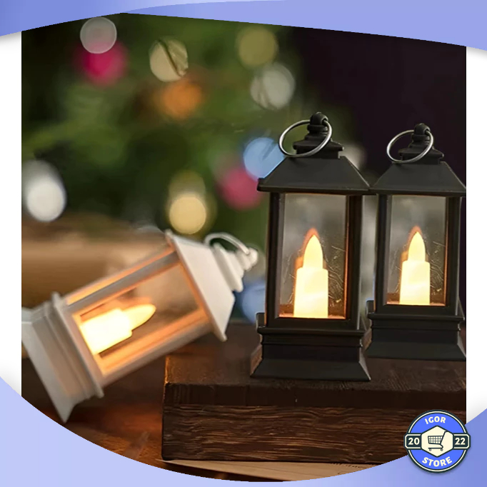 Kit 3X Vela Lamparina Led Eletrônica Decorativa Natal Branco Quente Envio Imediato