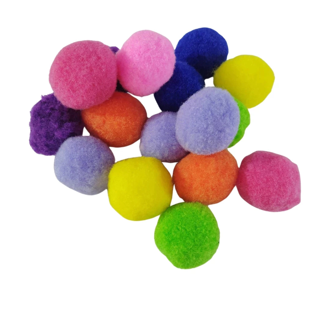 Pompom 40MM 50UN 50 Pompom Cores Mix, Para artesanatos, laços infantis, laços pet, banho e tosa em Oferta na Shopee