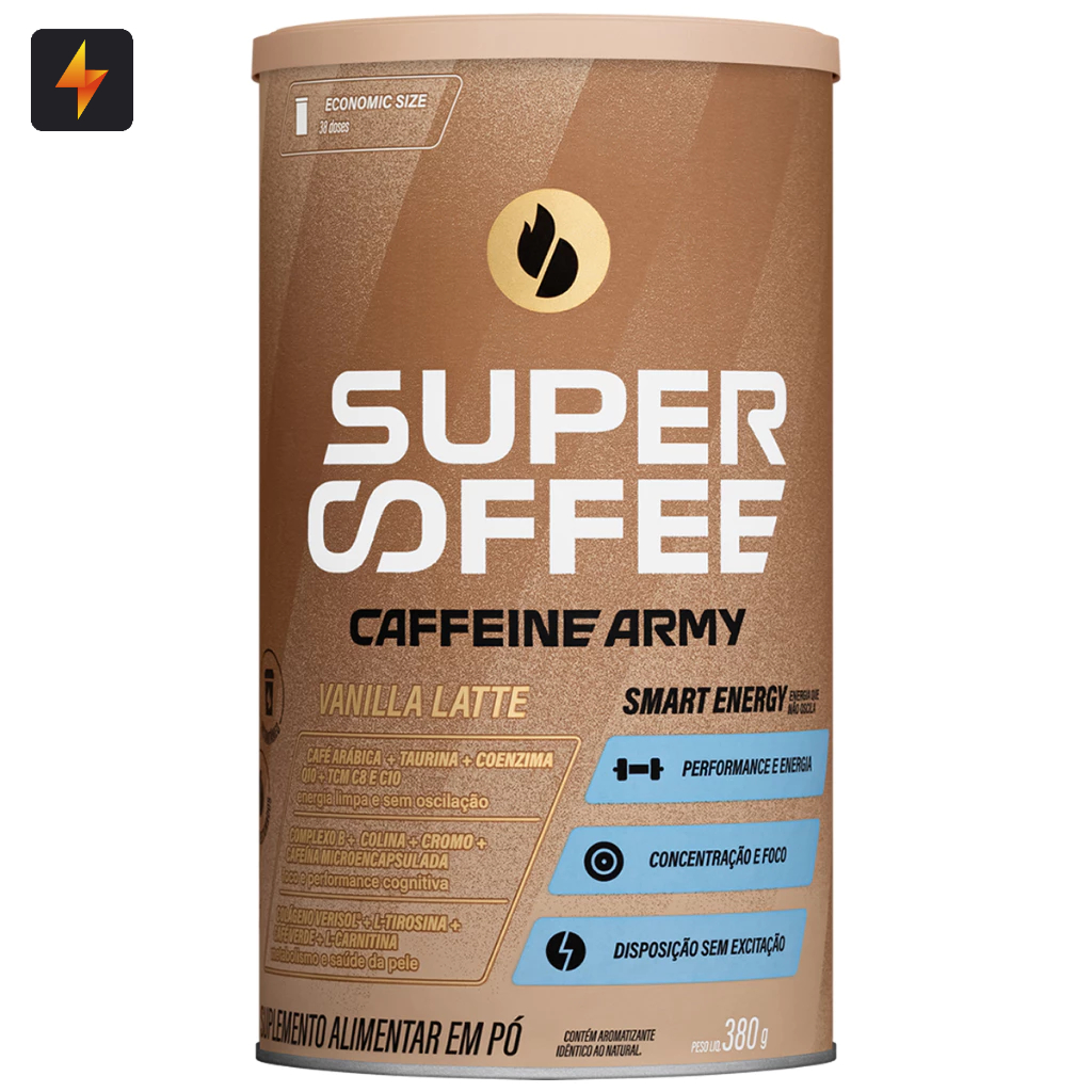 Supercoffee Caffeine Army 380g Economic Size - Health