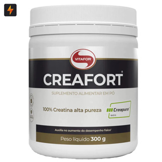 Creatina Creafort 300g Creapure Vitafor em Oferta na Shopee