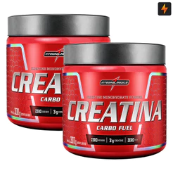 Kit 2x Creatina Monohidratada Carbo Fuel 300g Integralmedica