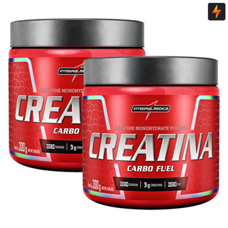 Kit 2x Creatina Monohidratada Carbo Fuel 300g Integralmedica em Oferta na Shopee