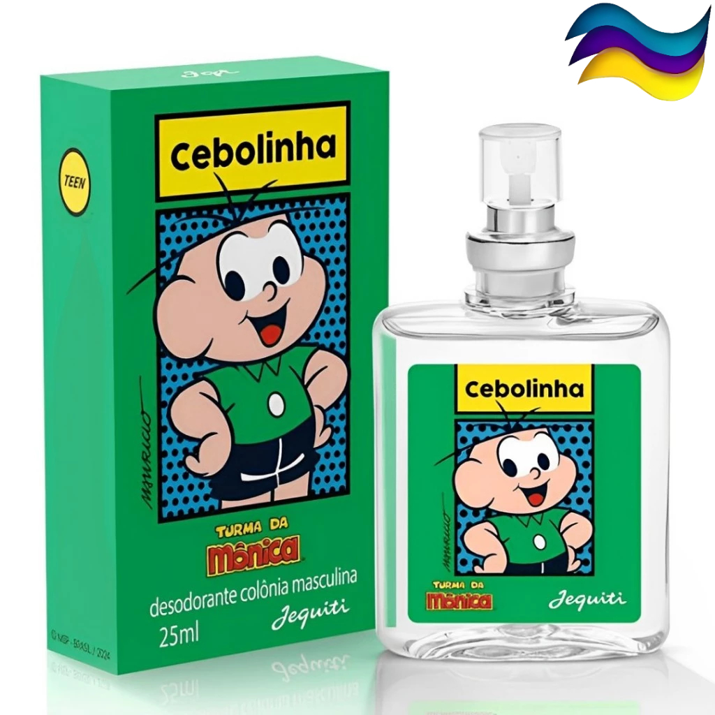 Perfume Cebolinha Desodorante Colônia Jequiti 25 ml - Cítrico Bergamota Limão
