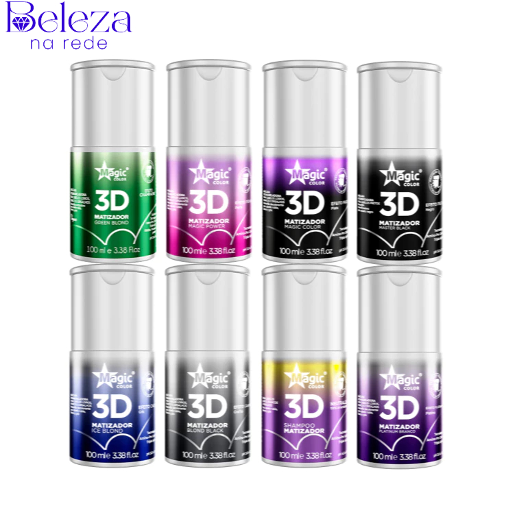 Magic Color Matizadores 3D 100ml Matização/Hidratação - Escolha seu Efeito