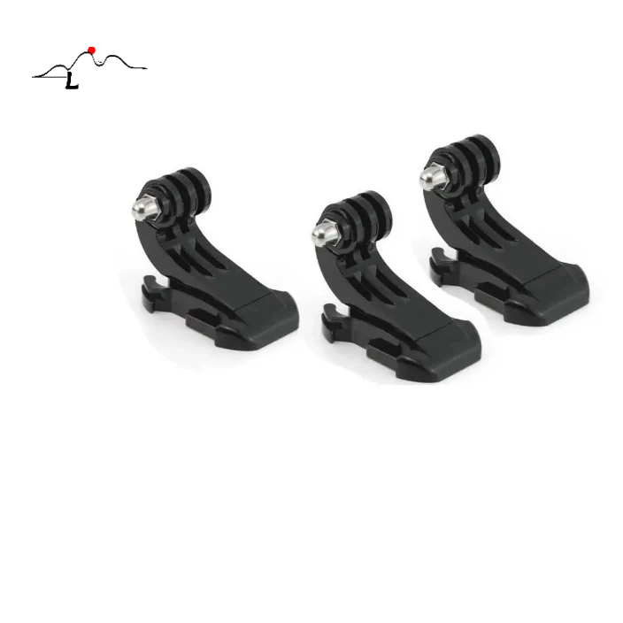 Kit Com 3 J Hook Gopro Hero9/8/7/ 6/5/4/3/ Plus Session Suportes