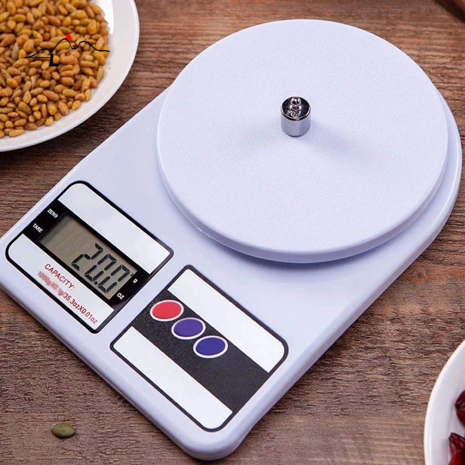 Balança Digital De Precisão Cozinha Até 10kg Nutrição E Dieta Balança Portatil Utensílio De Cozinha Confeitaria