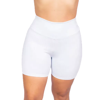 Short Suplex Feminino Meia Coxa Cós Alto Tecido Grosso Chorts Zero Transparência Academia Fitness em Oferta na Shopee