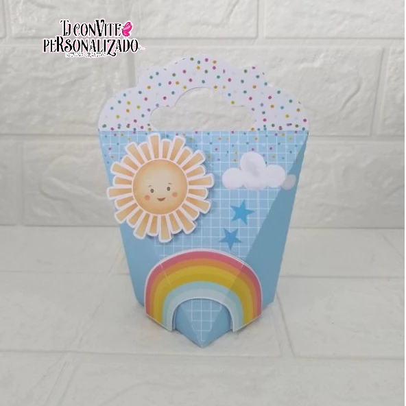Caixa Coração Primeira volta ao sol azul / LEMBRANCINHA DE ANIVERSARIO INFANTIL CAIXINHAS PERSONALIZADAS