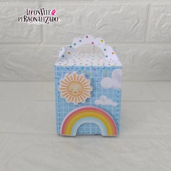Caixa lanchinho Primeira volta ao sol azul / LEMBRANCINHA DE ANIVERSARIO INFANTIL CAIXINHAS PERSONALIZADAS