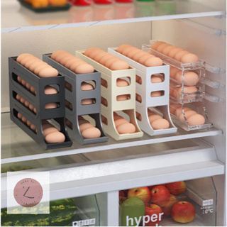 Organizador Ovo De Cozinha Conveniente Caixa De Ovos Gadgets Deslizante em Oferta na Shopee