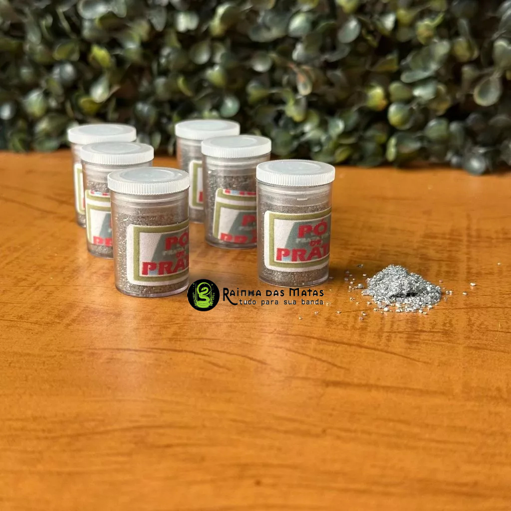 Kit com 03 Pó de Prata 15grs Para Rituais Magias Umbanda Candomblé em Oferta na Shopee