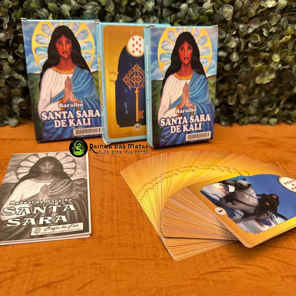 Baralho Tarot Santa Sara de Kali 36 Cartas Com Manual de Instrução
