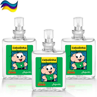 Jequiti Perfume Cebolinha Desodorante Colônia Kit 3x25 ml Pirâmide Olfativa Cítrico Bergamota Limão em Oferta na Shopee