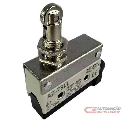Fim de Curso IP65 Micro Switch Pistão com Roldana AZ-7311 Industrial