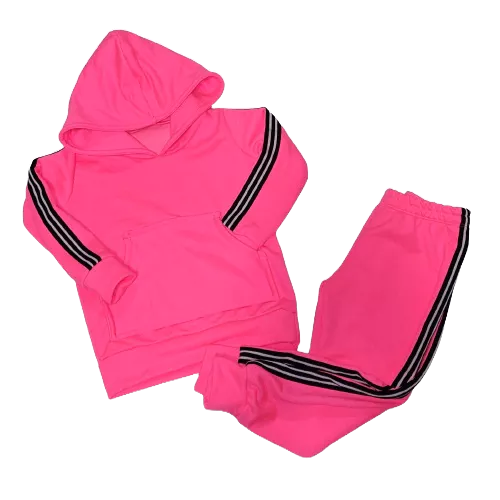 Conjunto infantil moletom Neon outono/inverno menina